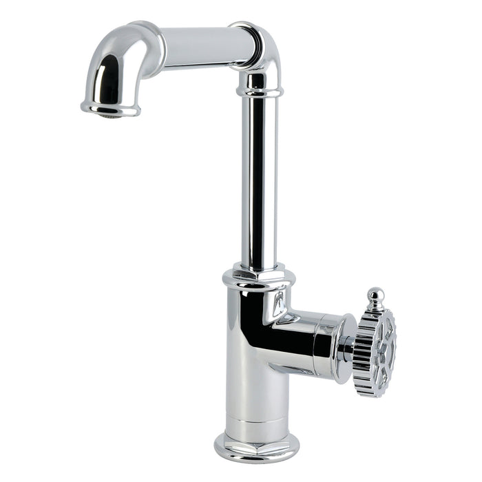 Kingston Fuller LS6201CG Single-Handle 1-Hole Deck Mount Kitchen Faucet, Polished Chrome