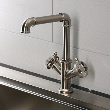 Kingston Wendell LS6508RKZ Two-Handle 1-Hole Kitchen Faucet with