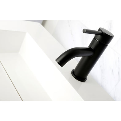 Kingston Brass LS8220DL Fauceture Concord Single Handle Monoblock Lavatory Faucet, Matte Black
