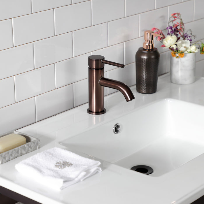Kingston Sona LS8225DL - Concord One-Handle 1-Hole Bathroom Faucet with Push Pop-Up Drain, Oil Rubbed Bronze
