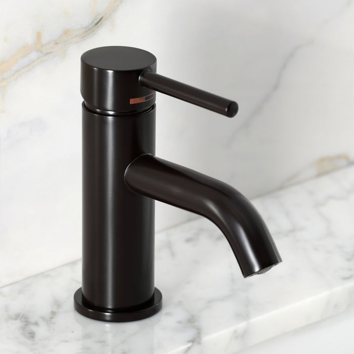 Kingston Sona LS8225DL - Concord One-Handle 1-Hole Bathroom Faucet with Push Pop-Up Drain, Oil Rubbed Bronze