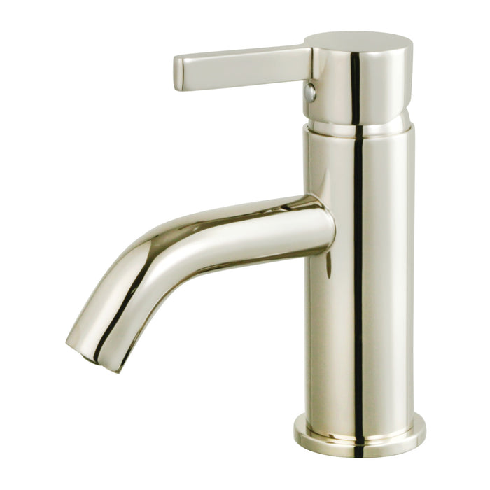 Kingston Sona LS822CTLPN - Continental One-Handle 1-Hole Bathroom Faucet with Push Pop-Up Drain, Polished Nickel