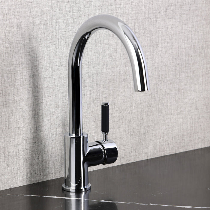 Kingston Sona LS8231DKL - Kaiser Single-Handle 1-Hole Deck Mount Vessel Faucet, Polished Chrome