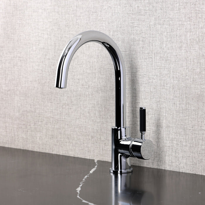 Kingston Sona LS8231DKL - Kaiser Single-Handle 1-Hole Deck Mount Vessel Faucet, Polished Chrome