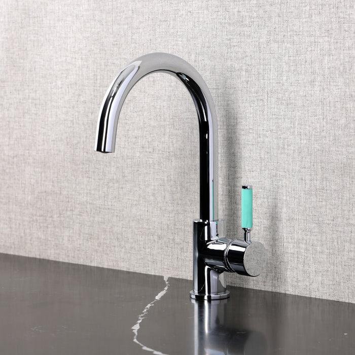 Kingston Sona LS8231DKL - Kaiser Single-Handle 1-Hole Deck Mount Vessel Faucet, Polished Chrome