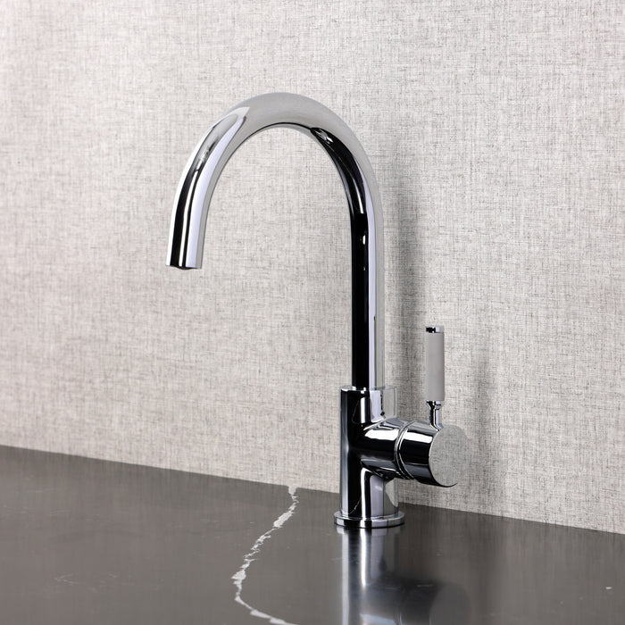 Kingston Sona LS8231DKL - Kaiser Single-Handle 1-Hole Deck Mount Vessel Faucet, Polished Chrome