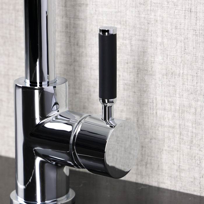 Kingston Sona LS8231DKL - Kaiser Single-Handle 1-Hole Deck Mount Vessel Faucet, Polished Chrome