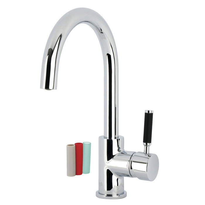Kingston Sona LS8231DKL - Kaiser Single-Handle 1-Hole Deck Mount Vessel Faucet, Polished Chrome