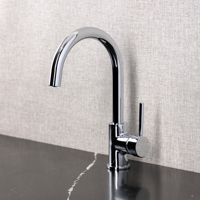 Kingston Sona LS8231DL - Concord Single-Handle 1-Hole Deck Mount Vessel Faucet, Polished Chrome