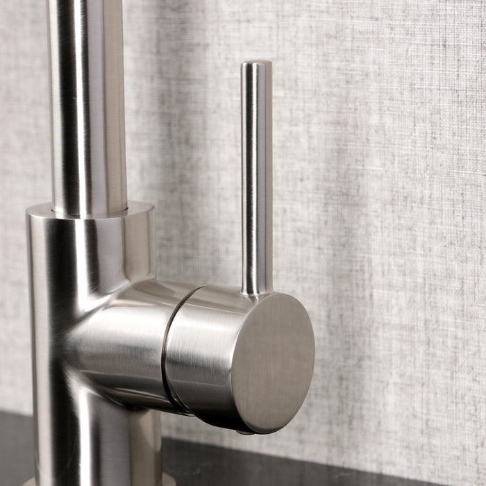 Kingston Sona LS8238DL - Concord Single-Handle 1-Hole Deck Mount Vessel Faucet, Brushed Nickel
