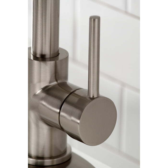 Kingston Sona LS8538DL - Concord One-Handle 1-Hole Deck Mount Bar Faucet, Brushed Nickel