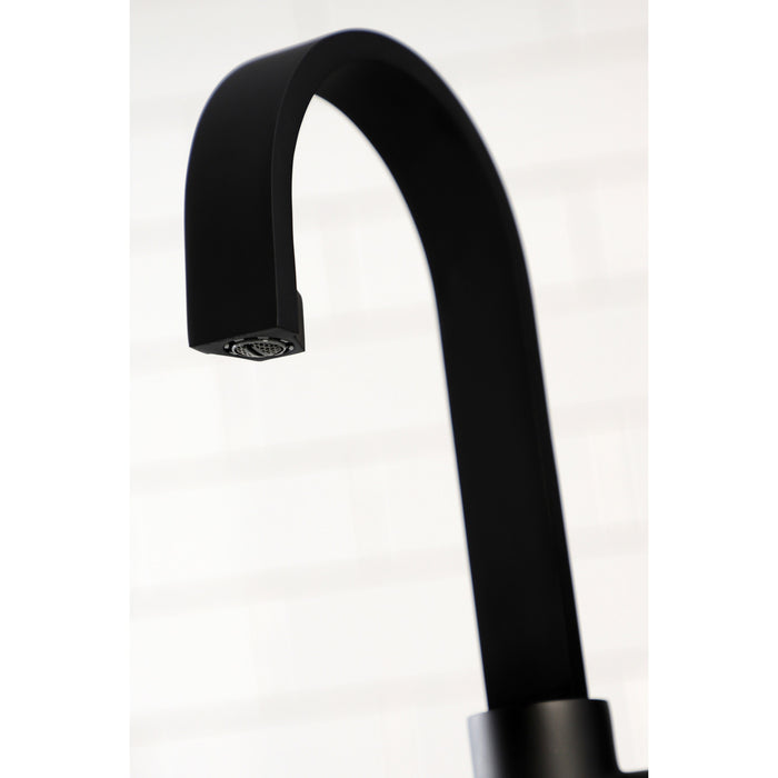 Kingston Sona LS8610DPL - Paris One-Handle 1-Hole Deck Mount Bar Faucet, Matte Black