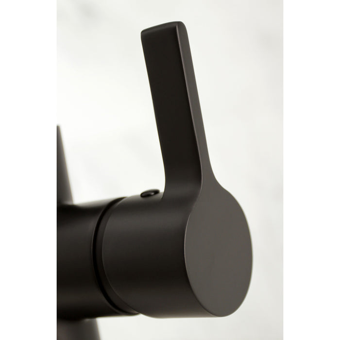 Kingston Sona LS8680CTL - Continental Single-Handle Pull-Down Kitchen Faucet, Matte Black