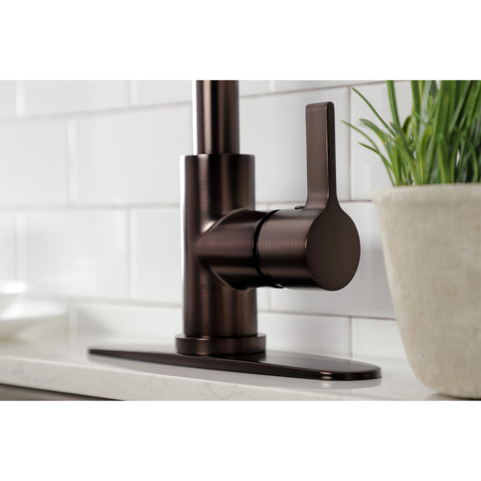 Kingston Sona LS8685CTL - Continental Single-Handle Pull-Down Kitchen Faucet, Oil Rubbed Bronze