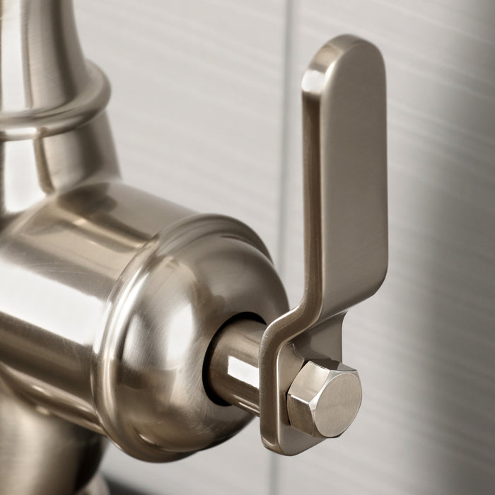 Kingston Whitaker LS8698KL Single-Handle Pull-Down Kitchen Faucet, Brushed Nickel