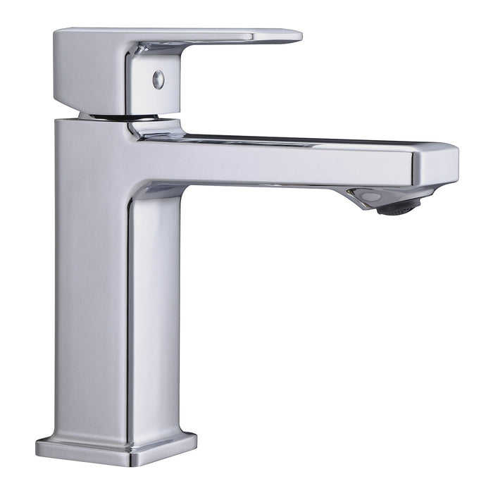 Kingston Tempo LSC4401CEL One-Handle 1-Hole Bathroom Faucet with Push Pop-Up Drain, Polished Chrome