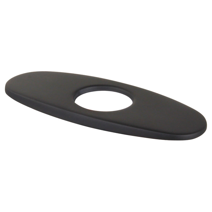 Kingston LSCP8220 1-1/2" I.D. Stainless Steel Faucet Deck Plate, Matte Black