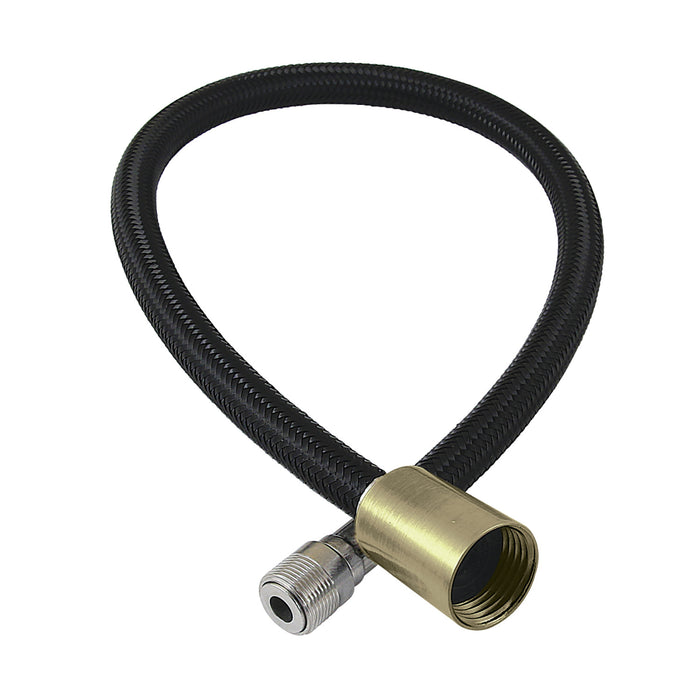 Kingston LSSPRHOSE203AB 20-Inch Braided Pull Down Kitchen Faucet Spray Hose, Antique Brass