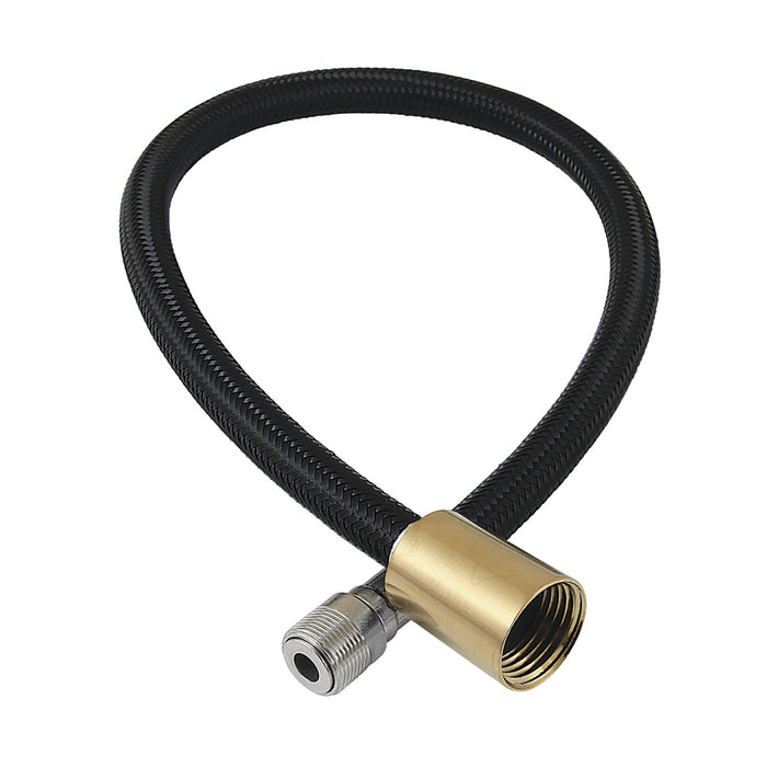 LSSPRHOSE203 20-Inch Braided Pull Down Kitchen Faucet Spray Hose, Brushed Brass