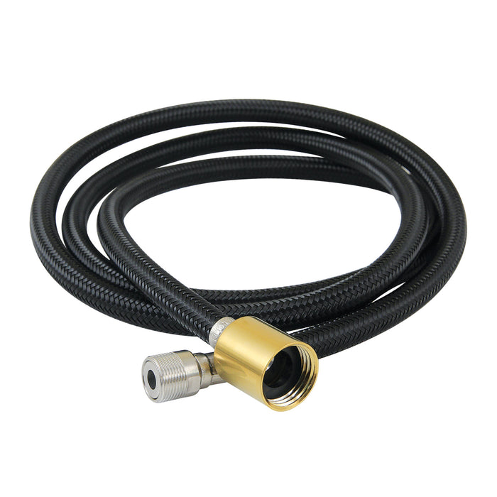 LSSPRHOSE593 59-Inch Braided Pull Down Kitchen Faucet Spray Hose, Brushed Brass