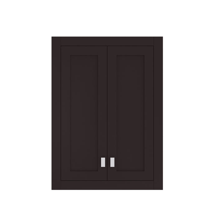 Kingston Madison MADISON-TT-E - 24 in. x 8 in. Toilet Topper Bathroom Storage, Espresso