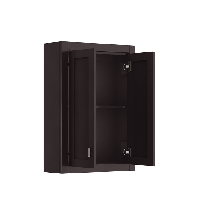 Kingston Madison MADISON-TT-E - 24 in. x 8 in. Toilet Topper Bathroom Storage, Espresso