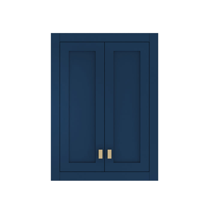 Kingston Madison MADISON-TT-MB - 24 in. x 8 in. Wall Cabinet Bathroom Storage, Monarch Blue