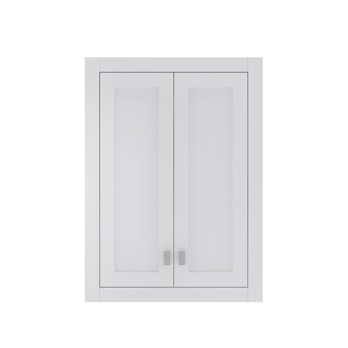 Kingston Madison MADISON-TT-W - 24 in. x 8 in. Toilet Topper Bathroom Storage, Pure White