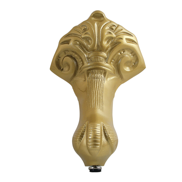 Kingston Heirloom NHVCTZB7 - Aqua Eden 4-Piece (Set) Eagle Claw Cast Iron Tub Feet, Brushed Brass