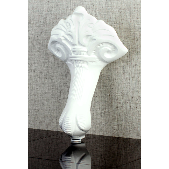 Kingston Heirloom NHVCTZBW - Aqua Eden 4-Piece (Set) Eagle Claw Cast Iron Tub Feet, White
