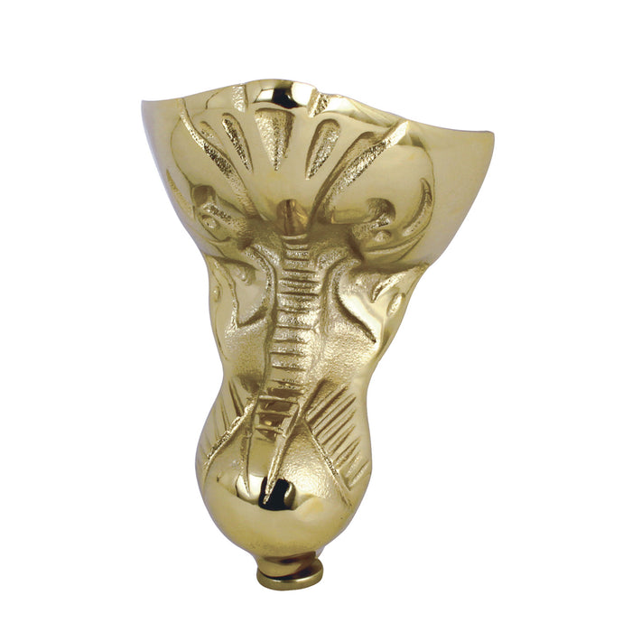 Kingston Heirloom NHVCTZT2 - Aqua Eden 4-Piece (Set) Eagle Claw Brass Tub Feet, Polished Brass