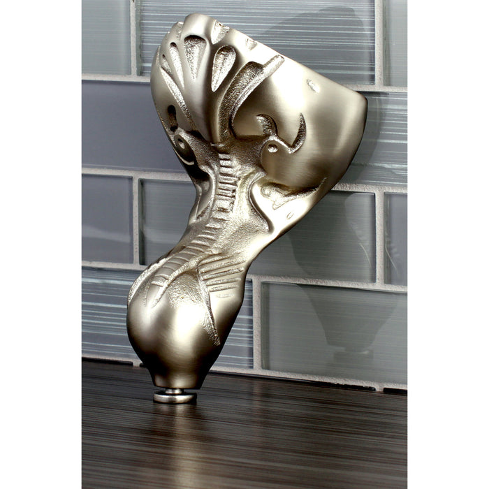 Kingston Heirloom NHVCTZT8 - Aqua Eden 4-Piece (Set) Eagle Claw Brass Tub Feet, Brushed Nickel