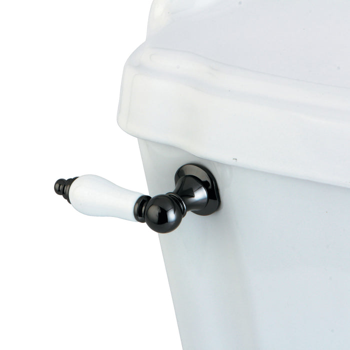 Kingston Heirloom NKTPL - Water Onyx Front Mount Toilet Tank Lever, Black Stainless Steel
