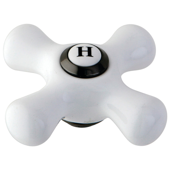 Kingston NSH1160PXH Brass Cross Handle (Hot Side), Black Stainless Steel