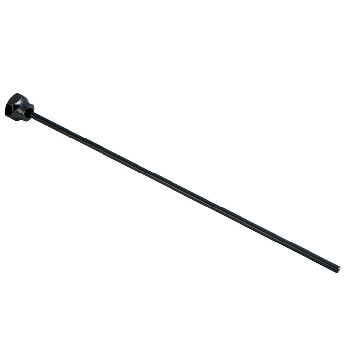 Kingston NSPR4460 Brass Pop-Up Rod, Black Stainless Steel