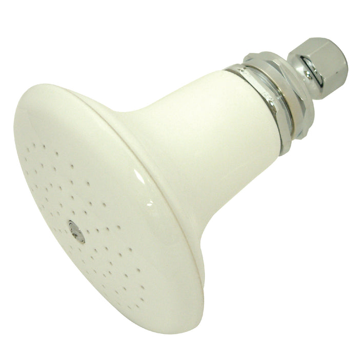 Kingston Heirloom P50C - Victorian 5-1/8-Inch Round Raindrop Ceramic Shower Head, Polished Chrome