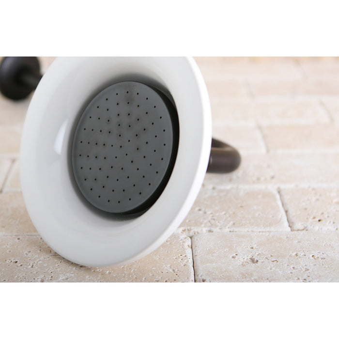Kingston Heirloom P60ORB - Victorian 6-5/16-Inch Round Raindrop Ceramic Shower Head, Oil Rubbed Bronze