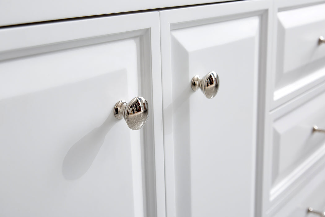Kingston Palace PA72QZ05PW -  72 in. x 22 in. Bathroom Vanity Quartz Top and White Basin, Pure White