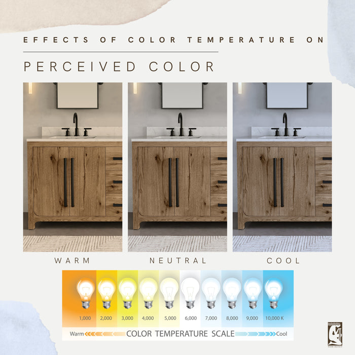 Kingston Perris PE72EM07WO - 72 in. x 22 in. Bathroom Vanity Double Sink with Carrara White Engineered Stone Top, Weathered Oak