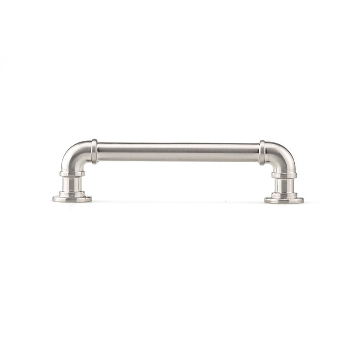 Kingston Sona RK22091BN - Industrialist Cabinet Pipe Pull for Kitchen (10-Pack), Brushed Nickel