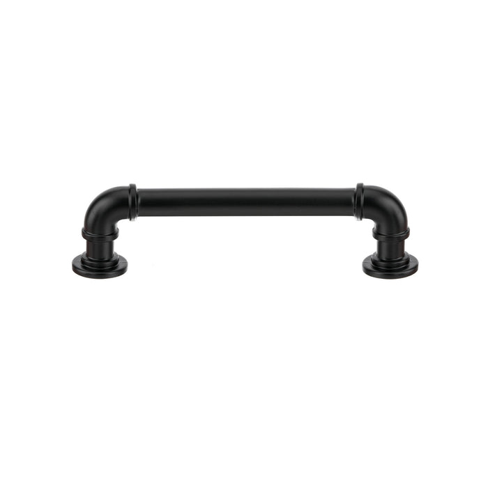 Kingston Sona RK22091MB - Industrialist Cabinet Pipe Pull for Kitchen (10-Pack), Matte Black