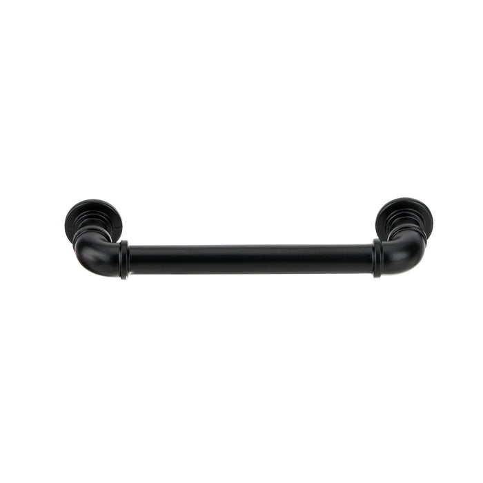 Kingston Sona RK22091MB - Industrialist Cabinet Pipe Pull for Kitchen (10-Pack), Matte Black