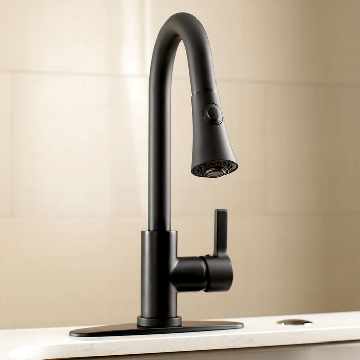 Kingston Studio SC1000 2-Inch Diameter Faucet Hole Cover, Black Stainless Steel