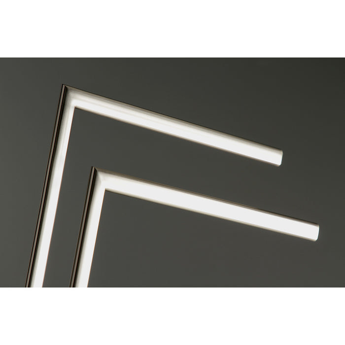 Kingston Sona SCC3098 - Edenscape 31-3/4 Inch Freestanding Pedestal Dual Towel Rack, Brushed Nickel