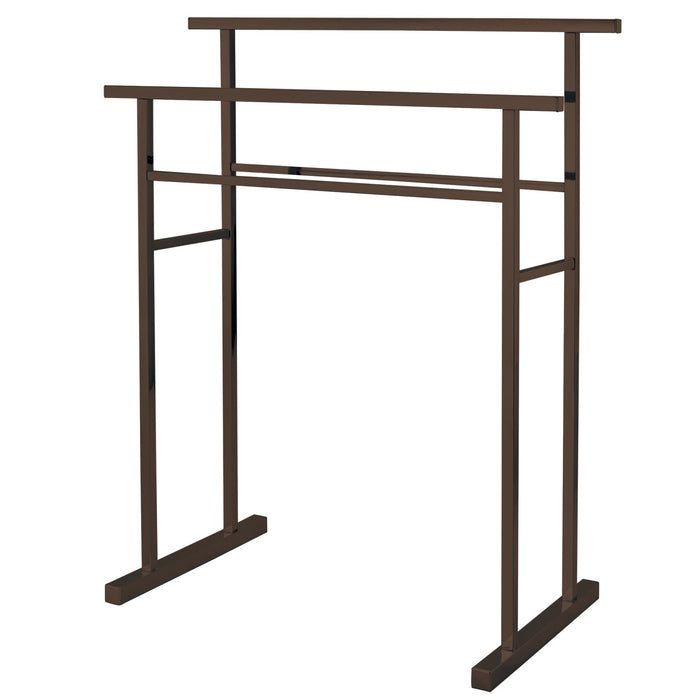 Kingston Sona SCC8245 - Edenscape 32-Inch Freestanding Pedestal 4-Tier Towel Rack, Oil Rubbed Bronze