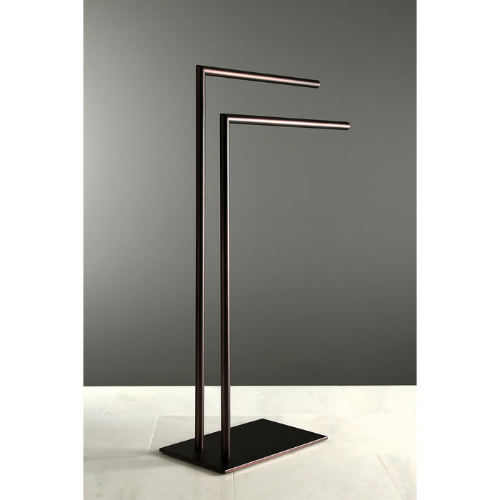 Kingston Sona SCC8325 - Edenscape 31-3/4 Inch Freestanding Pedestal 2-Tier Towel Rack, Oil Rubbed Bronze