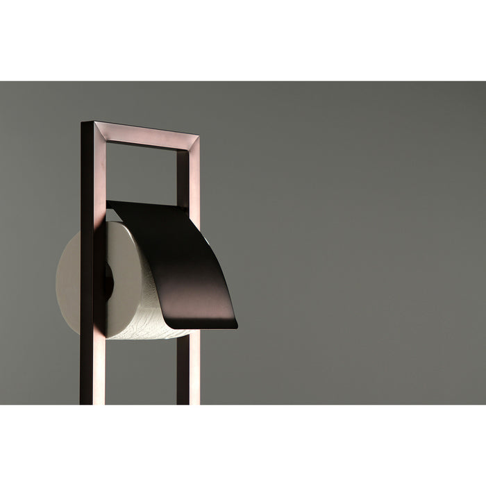 Kingston Sona SCC8345 - Edenscape Freestanding Toilet Paper Holder with Brush and Holder, Oil Rubbed Bronze