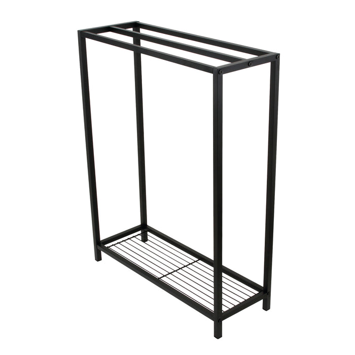 Kingston Sona SCC8350 - Edenscape 31-3/4 Inch Freestanding Pedestal 3-Tier Towel Rack, Matte Black