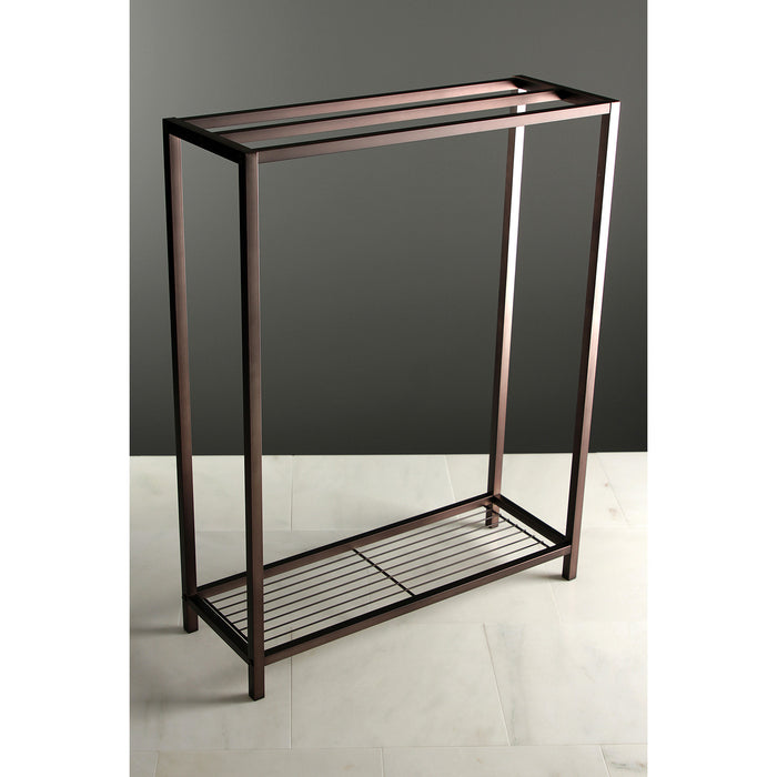 Kingston Sona SCC8355 - Edenscape 31-3/4 Inch Freestanding Pedestal 3-Tier Towel Rack, Oil Rubbed Bronze