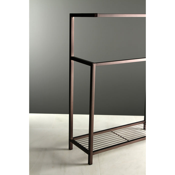 Kingston Sona SCC8365 - Edenscape 31-Inch Freestanding Pedestal 4-Tier Towel Rack, Oil Rubbed Bronze